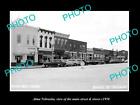 Old Large Historic Photo Of Alma Nebraska The Main Street & Stores C1950