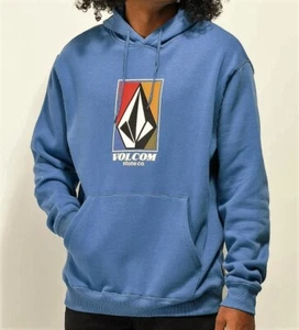 VOLCOM Boys' CATCH 91 Pullover Hoodie - Blue - XL - NWT - Picture 1 of 3