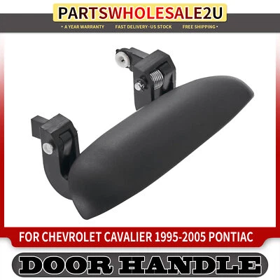 Manija de puerta exterior trasera derecha negra para Chevrolet Cavalier Pontiac Sunfire Foto 1 de 4