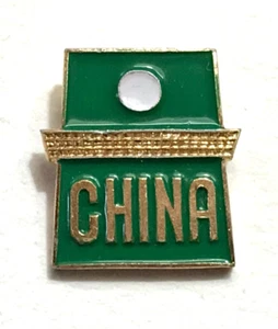 SPORTS IN CHINA PING PONG PINBACK BADGE Table Tennis. - Picture 1 of 4