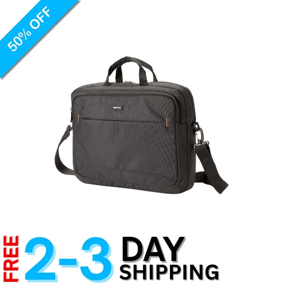 Versátil estojo de transporte para laptop 17,3 polegadas com alça de ombro ajustável e alça - Imagem 1 de 4