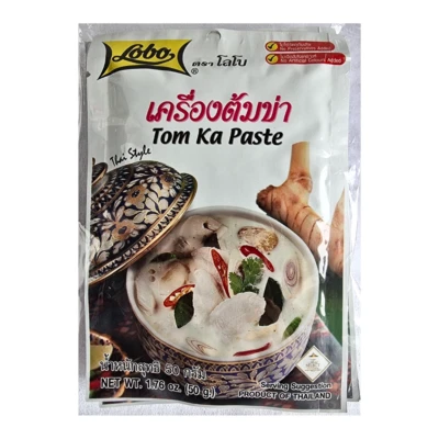 Tempero Lobo comida tailandesa cozinhar pasta Tom Ka coco frango sopa cozinha 50gx6 - Imagem 1 de 4