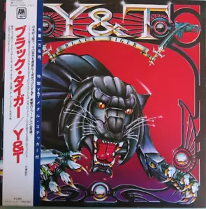 Y & T Black Tiger MINT Japan pressing 12'' vinyl Lp 1982 rare rock - Picture 1 of 4