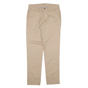 CALVIN KLEIN Trousers Beige Slim Tapered Womens W30 L30 - Picture 1 of 6
