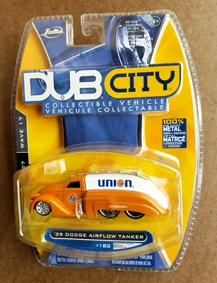 2007 Jada Toys '39 DODGE AIRFLOW TANKER Orange DUB CITY Series WAVE 17 1:64 #182 - Image 1 of 4