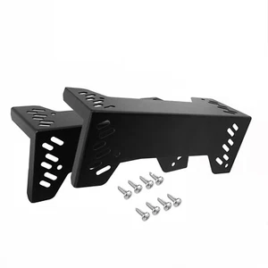 Seat Box Corner Carpet Mat Protectors For Land Rover Defender 90 Steel Black - Picture 1 of 11