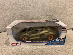 MAISTO 1:18 LAMBORGHINI SIAN FKP 37 DIECAST SPECIAL ED. CAR FACTORY SEALED BOX - Picture 1 of 5