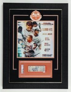 MIGUEL CABRERA Signed Ticket Stub Custom Framed PSA COA TRIPLE CROWN OPENING DAY - Picture 1 of 3