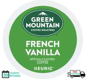 🆕☕ Tazas K de café Keurig de vainilla francesa Green Mountain - Imagen 1 de 1