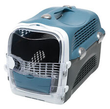 Catit Cabrio Transportbox für Katzen und kleine Hunde 51x33x35cm - Farbe: Blau