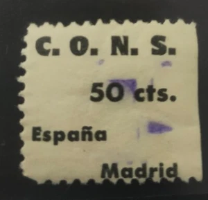 MADRID. EDIFIL 60 USADO. 50 CTS C.O.N.S TRAZOS GRUESOS. - Picture 1 of 2