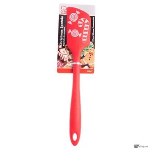 Christmas Sweets Quality Silicone Holiday Baking 11.25" Scraper Spatula, Red - Picture 1 of 2