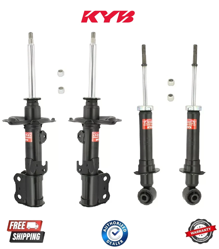 KYB Front & Rear Shock Strut Assembly Set of 4 for 2000-2005 Toyota Celica 1.8L Foto 1 de 1