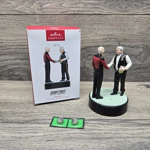 Hallmark Keepsake Ornament Star Trek Relics Picard & Scotty TNG Neu 2023 - Bild 1 von 11
