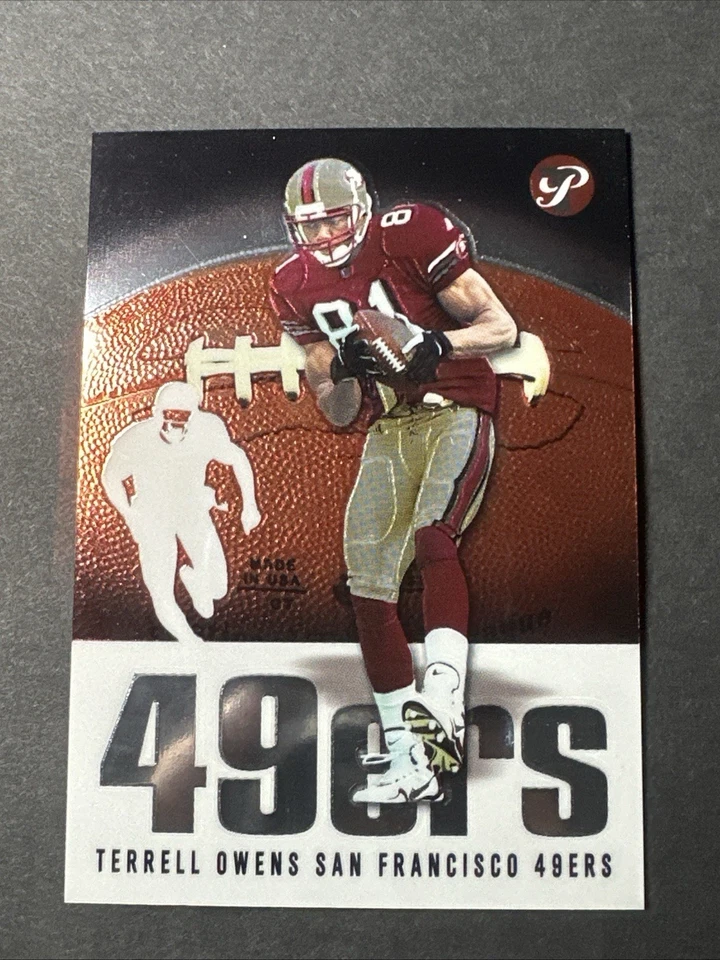 2003 Topps Pristine #23 Terrell Owens NFL 49ers - Image 1 of 2