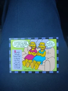 1994 SkyBox Bongo Comics Simpsons Series 2 Smell-O-Rama Patty And Selma #7  - Picture 1 of 2