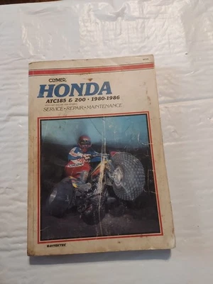 Honda ATC185 y 200 1980-1986 Clymer manual de reparación, servicio, mantenimiento #M326 Foto 1 de 4