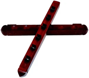 Soporte de pared para billar piscina 6 tacos de madera para billar para billar - Imagen 1 de 1