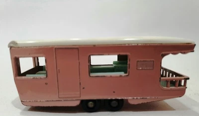 Vintage Lesney Matchbox No. 23d Trailer Caravan Pink 1965 - image 1 of 4