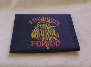 Vintage 1980's This Buds For You Wallet Deadstock NOS New Old Stock - Picture 1 of 3