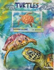 sierra leone sierra-léonais bloc-feuillet 1181 neuf 2017 tortues