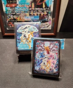 Pokemon Kartenspiel Arceus Dialga Palkia Giratina Deck Case Sleeve Set Sinnoh Mythos - Bild 1 von 1