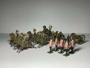 Lot of Britians Ltd Lead Soldiers , Horses and Cannons - Picture 1 of 8