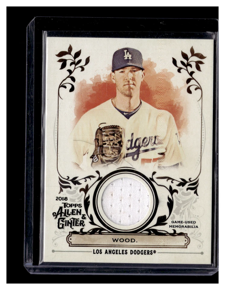2018 Topps Allen & Ginter Full-Size Relics #FSRA-AW Alex Wood  MEM - Image 1 of 2