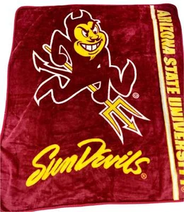 NCAA Arizona State Sun Devils Heavy Blanket Cosy! FAN CAVE - Picture 1 of 2