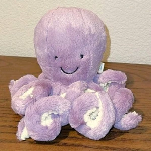 Jellycat Little Maya Oktopus Flieder Lila Meeresbewohner Neu mit Etikett - Bild 1 von 4