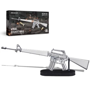 Piececool 3d Model Kits M16A1 Assault Rifle Metal Model Puzzles Halloween Gifts - Picture 1 of 8