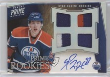 2011-12 Panini Prime Auto Silver /50 Ryan Nugent-Hopkins #121 Rookie Patch RC