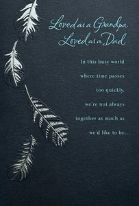 Loving FATHER'S DAY Premium Card FOR DAD FROM CHILD & GRANDCHILDREN — AGC +✉ - Picture 1 of 6