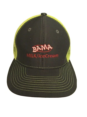 Prairie Farms Barber BAMA MILK ICE CREAM Mayonnaise Cap Snapback Mesh Alabama - Image 1 of 4