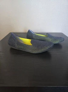 Rothy's Metallic Lattice Stitch Loafers. Limited Edition women's size 6.5 - Picture 1 of 9