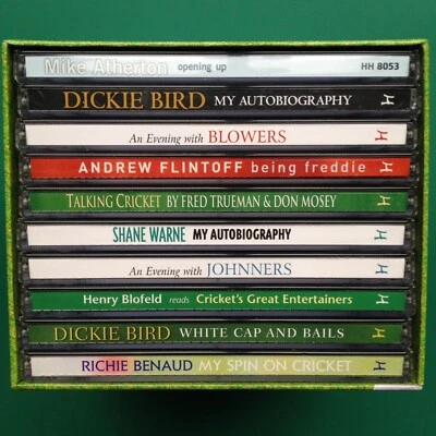 VOICES OF CRICKET 20x CD Set Atherton Flintoff Warne Benaud Trueman Dickie Bird - Image 1 of 4
