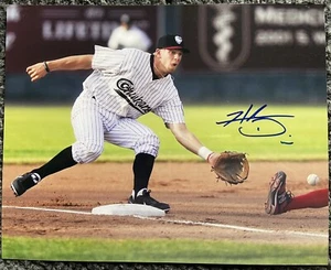 Royals Hunter Dozier ROOKIE AUTO SIGNED 8x10 Baseball Photo- PSA/JSA GUARANTEE - Picture 1 of 1