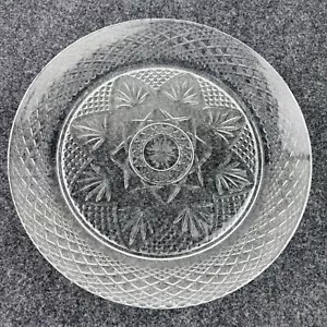 Plato de cena transparente antiguo Cristal D'arques Durand 10,25 pulgadas de repuesto - Imagen 1 de 6