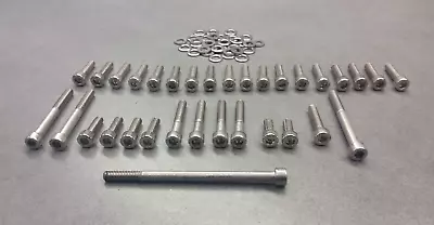 Yamaha Virago XV535 Engine Covers  Stainless Steel Allen Bolts, Washers Kit - Image 1 of 2