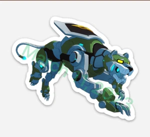 Voltron~Magnet "Animated Full Figure" Refrigerator Green Lion - Picture 1 of 1