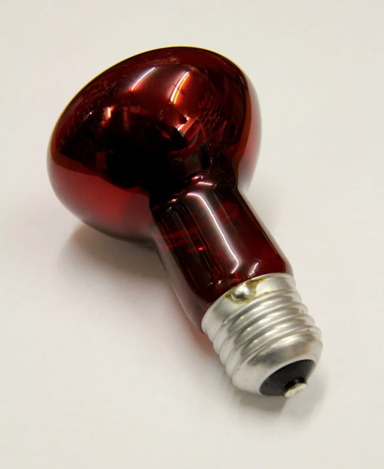 IR Red R63 40W 230V E27 Infrarotlampe Infrarotlicht Wärmelampe Strahler rot - Bild 1 von 1