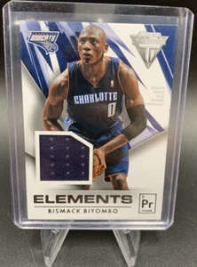 2013-14 Panini Titanium Elements Jerseys Basketball Card #56 Bismack Biyombo NBA - Picture 1 of 2