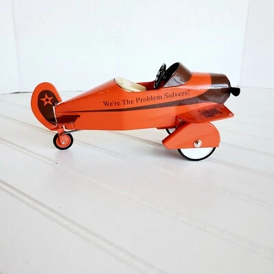 Trust Worthy Orange Airplane Die-Cast Toy ➡️ see scratch in Photo - Image 1 of 4