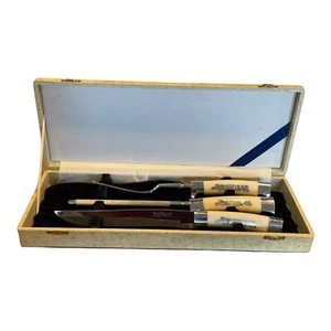 Masterpiece Super Stainless Carving Set With Original Box Knife Sharpener & Fork - Picture 1 of 10