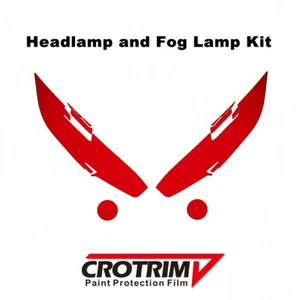 Paint Protection Film Headlight & Fog Light Kit For Honda Civic Touring Type R - Picture 1 of 5