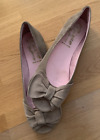 Bisue Ballerina 100% Leather Beige /grey Shoes U.K. Size 41  sz 7