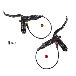 Left Right Power Off Brake Handle 2/3Pin E-bike Oil Brake Lever Hydraulic BrakkE - Picture 1 of 22