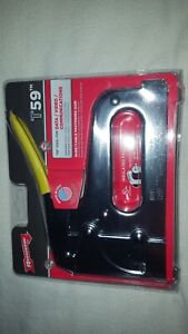 Arrow Stapler Staple Gun T59 Insulated Cable Wire Stapler Cat 5, Coaxial
