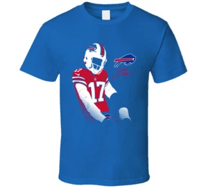 Josh Allen 17 Buffalo Football Fan T Shirt - Picture 1 of 1