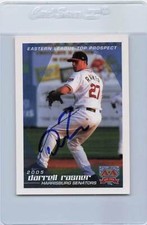 2005 Grandstand Darrell Rasner Harrisburg Senators Signed Auto *G9894